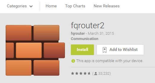 Fqrouter app