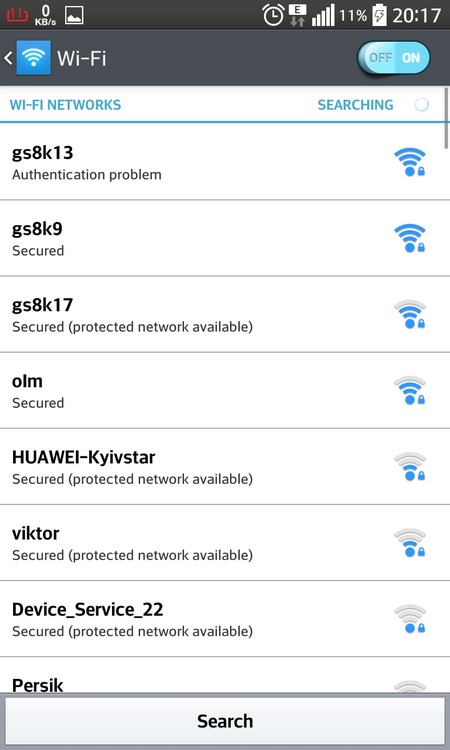 Wi-Fi problems after android update