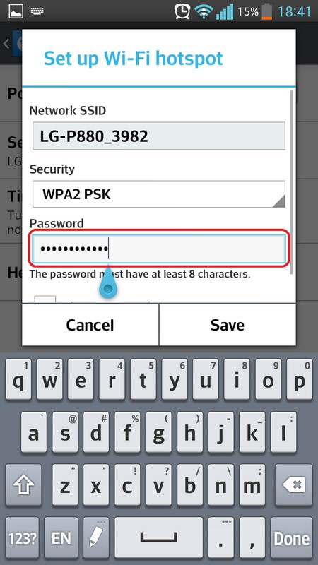 Set your password