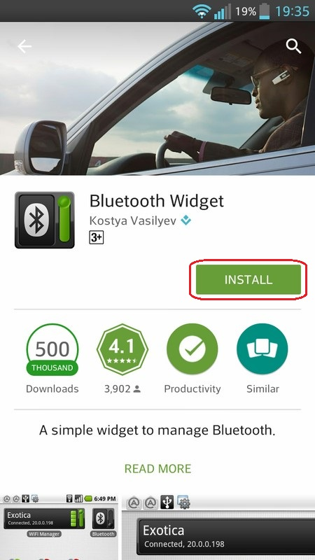 Bluetooth install