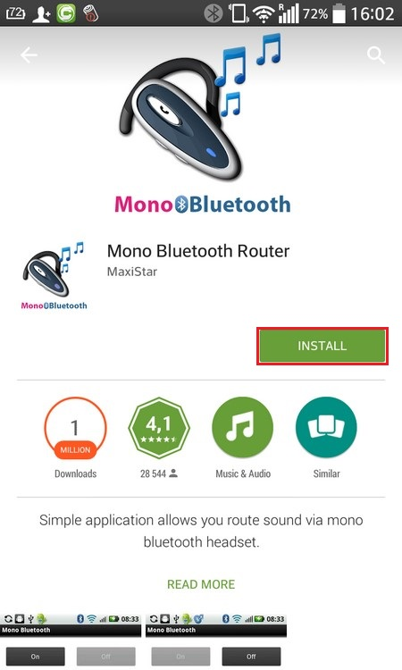 Google Play Bluetooth router