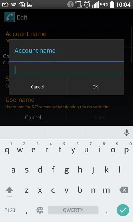 Account name
