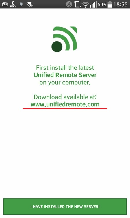 Start Unified Remote
