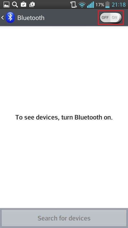 Android 4 Bluetooth enable