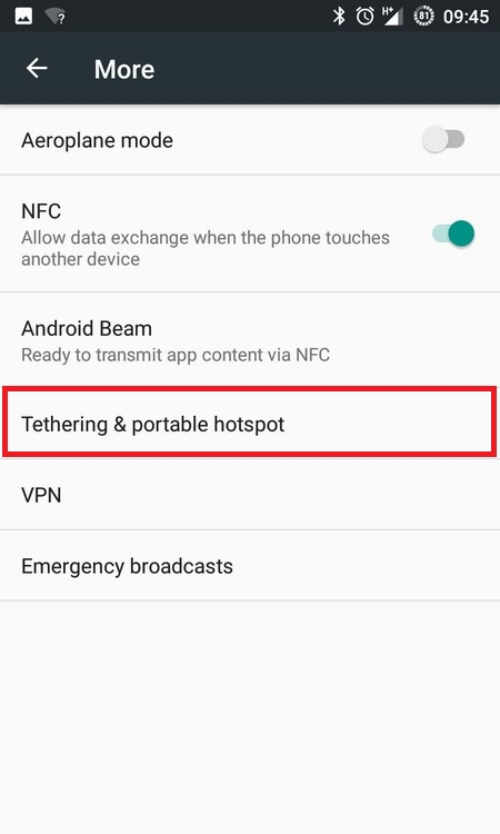 Tethering and portable hotspot